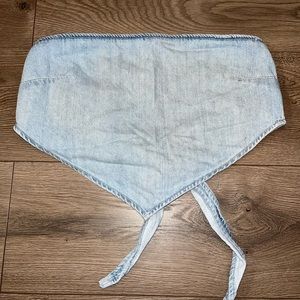 Bandana Denim Top